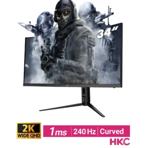 مانیتور گیمینگ 34 اینچ خمیده اچ کا سی MG34H18Q240