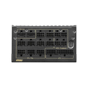 منبع تغذیه کامپیوتر 1600 وات ام اس آی مدل MEG Ai1600T Titanium PCIE5