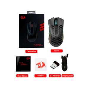 ماوس بی سیم گیمینگ ردراگون مدل Storm Pro M808-KS