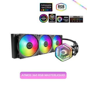 سیستم خنک کننده آبی کولر مستر مدل ATMOS 360 ARGB